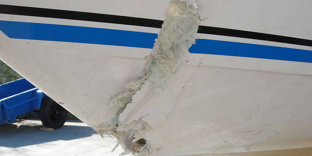 Image of Fiberglass Boat Repair